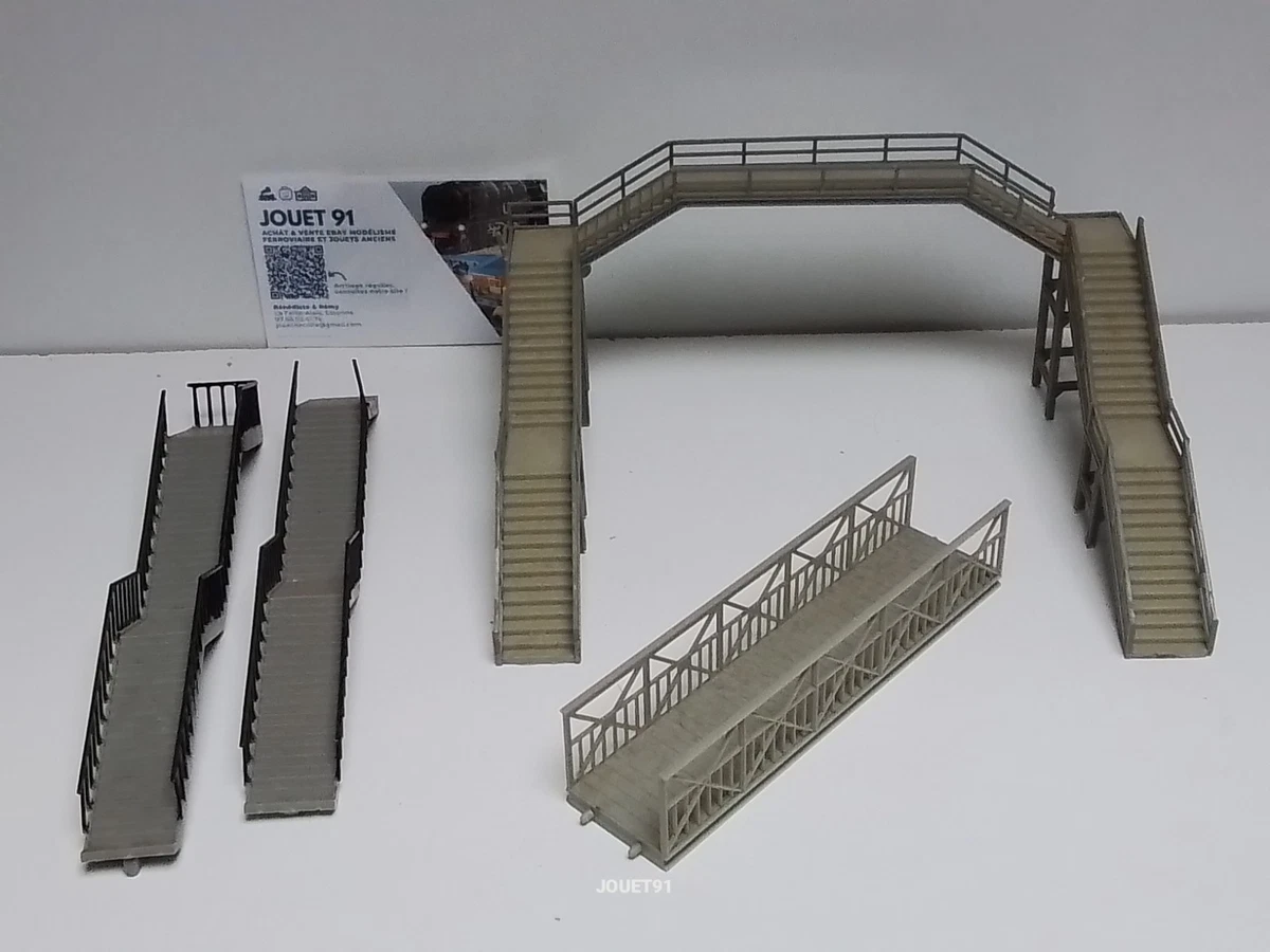Auhagen Ho Maquette Passerelle 11363 a Monter Train Electrique Neuf
