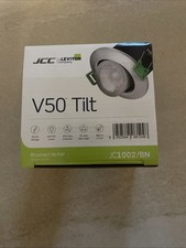 JCC V50 LED Downlight Tilt Colour Switchable Fire Rated - Brushed Nickel