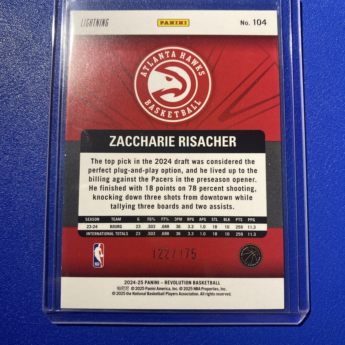 キャム レディッシュ Panini Revolution RC 100枚限定 In the 5BOX competition, we did it! [2024-25 Panini