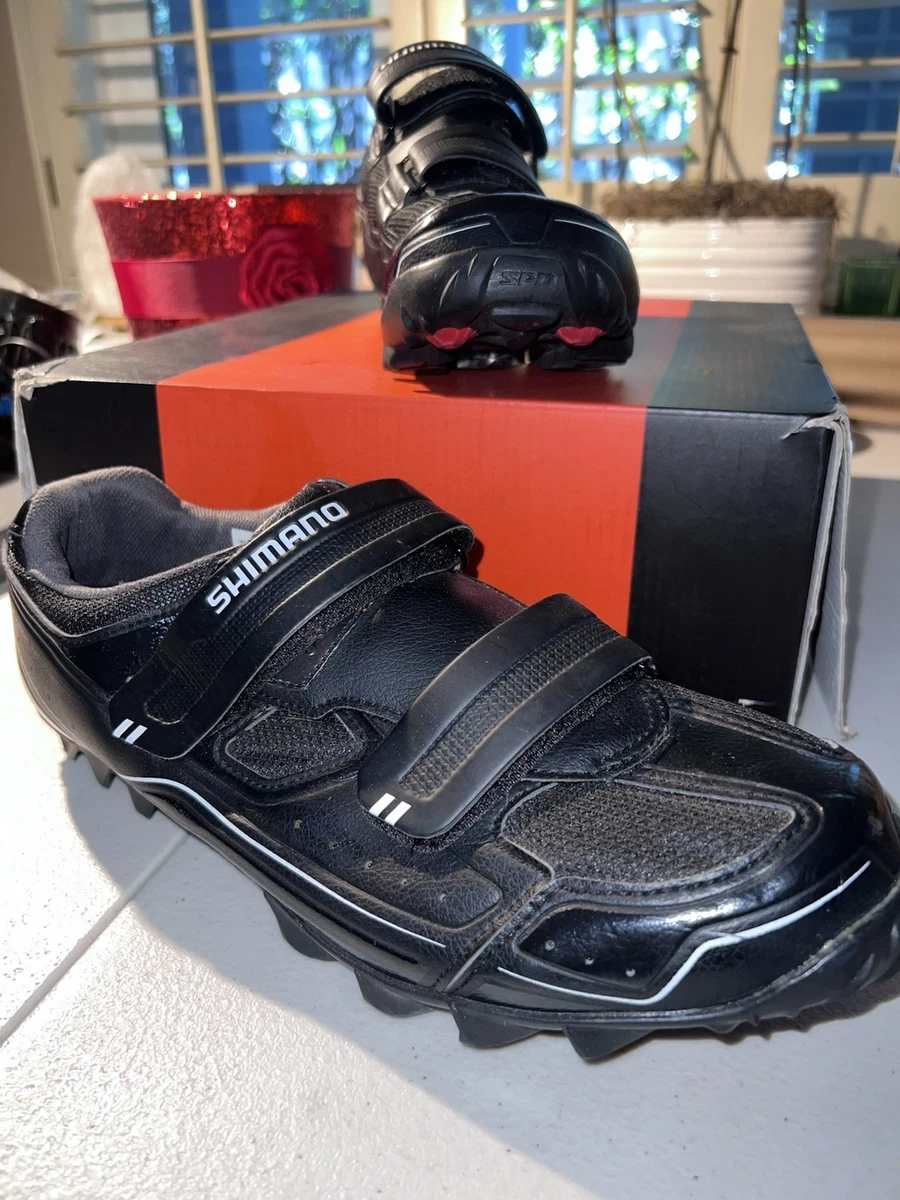 Shimano Men\'s Dynalast Cycling Size 40 (US 6.5-7)Shoe Black Red Cleat Velcro RC1 Shimano RC1 9.5 (42.5) Like new | Mercari main image 4
