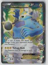 Thundurus EX (98 Full Art) 98/108 XY - Roaring Skies Ultra Rare HP/DMG Holo on eBay