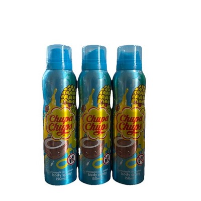 Chupa Chups Body-Spray, Ananas-Cocos, 150 ml  X3st