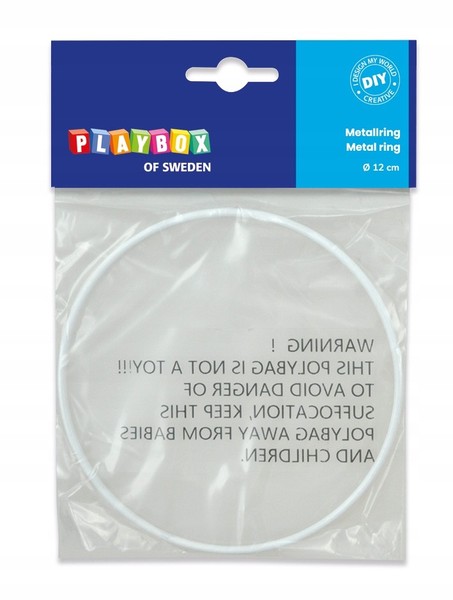 WeißEr Metallring FüR Diy-TraumfäNger-Makramee-Dekoration, Ø 12 Cm-image