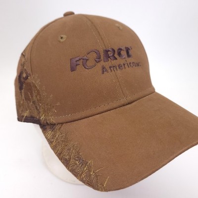 Force America Hydraulics Hat Cap DRI-DUCK Wildlife Series Deer Embroidered Brown