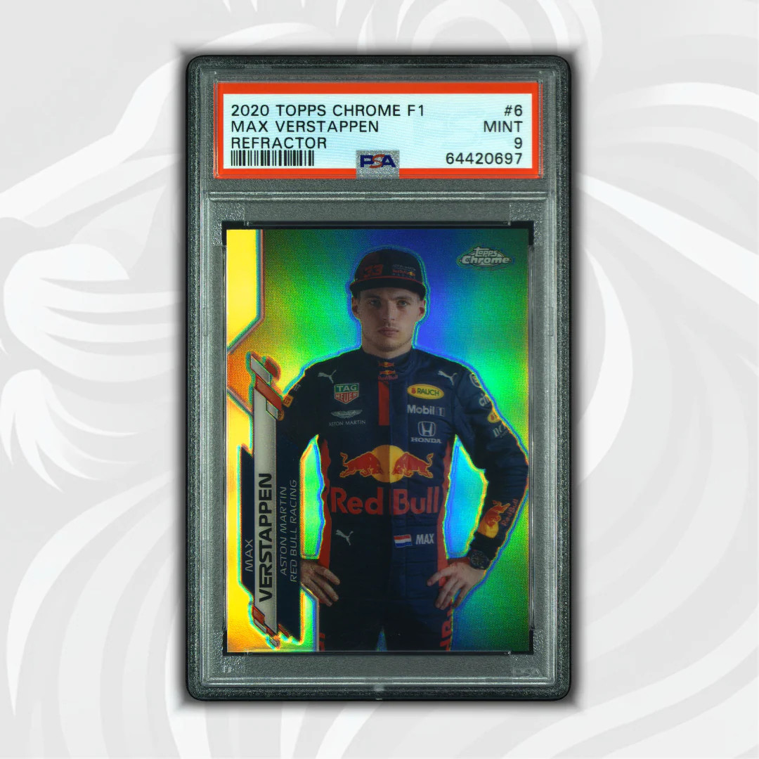 PSA 9 - Max Verstappen #6 - Refractor - 2020 Topps Chrome F1