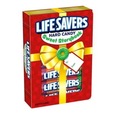 LIFE SAVERS 5 Flavors Hard Candy Storybook Gift Box 6 Count Holiday Treats