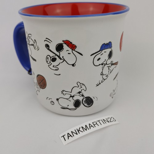 Peanuts 75th Anniversary Snoopy 21oz Coffee Mug Cup Sports Football ...