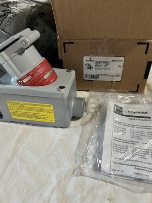 Appleton EFS1752023, 20 Amp, 125VAC, receptacle for hazardous locations
