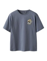 Jungen T-Shirt Name It Nkmsato Ss Nreg, Flint Stone, 122/128 Cm, Baumwolle