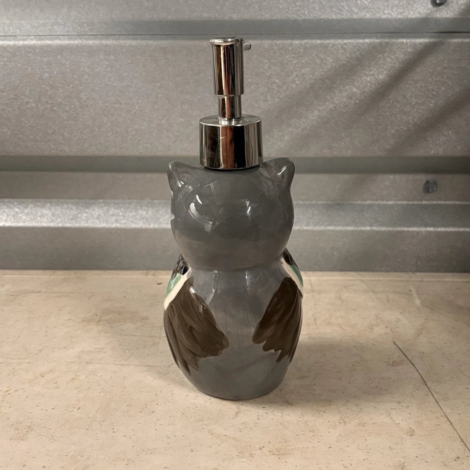 Boston Warehouse Owl Ceramic Soap Dispenser – Cute Bathroom or Kitchen Decor - Image 3 of 4