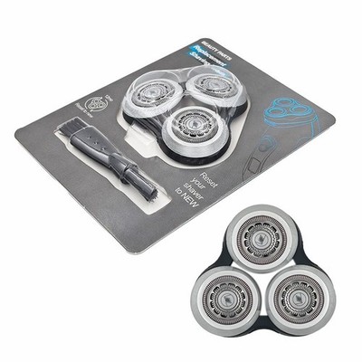 Ersatz-Scherköpfe (mit oberer Basis) für Philips Norelco Rasierer RQ12,S9000