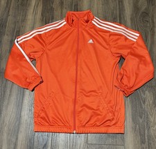 VTG Adidas Men s Mesh Climalite Full Zip Track Jacket Men s L Orange Y2K