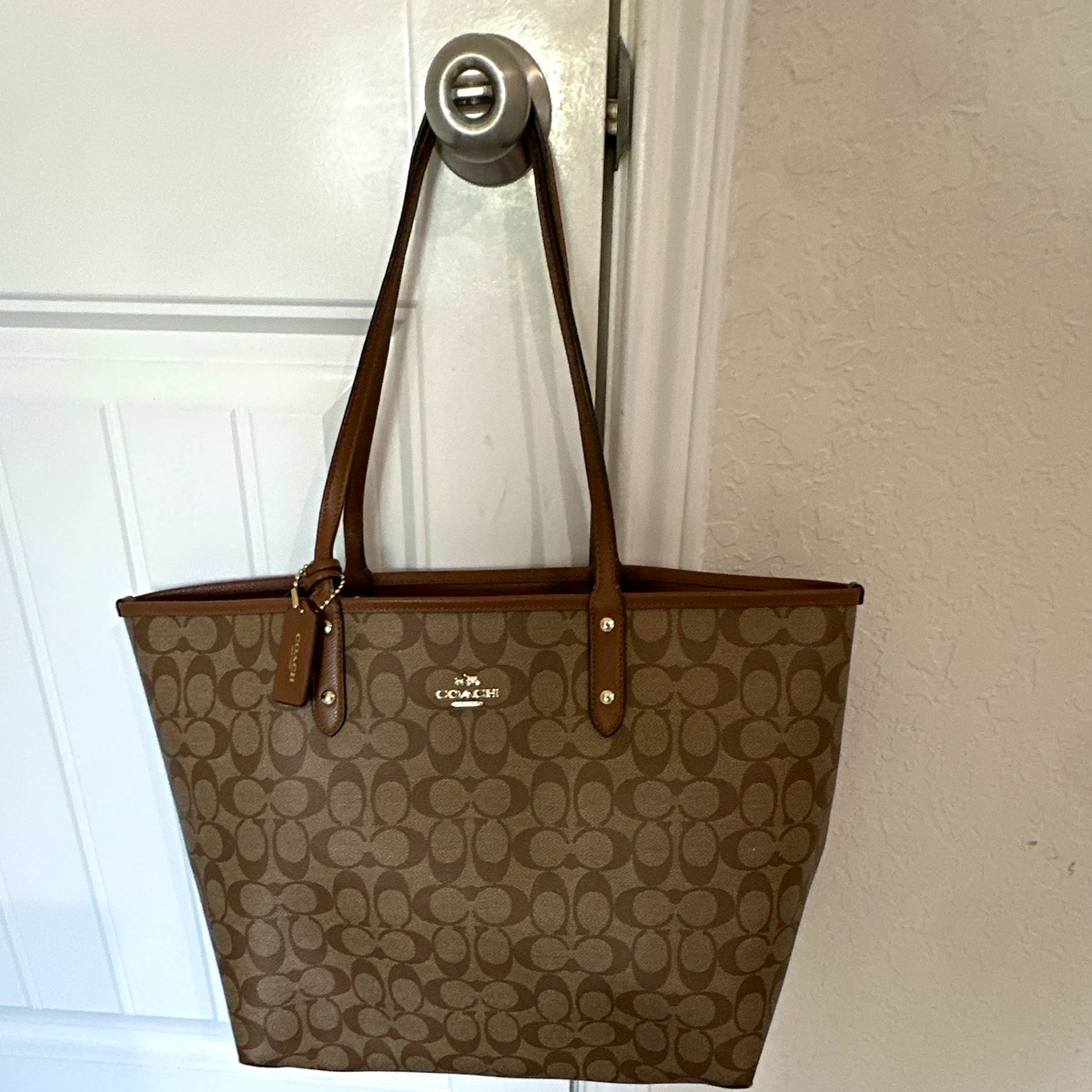Coach Tote Brown Bags & Handbags for Women for sale - eBay