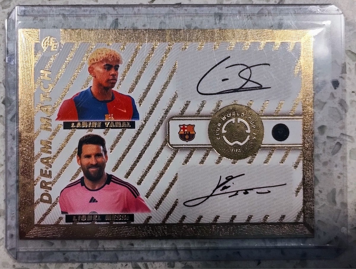 FIFA Club World Cap2011 メッシ.ネイマール写真 額付き 2025 FIFA CLUB WORLD CUP FE Card - LIONEL MESSI - LAMINE YAMAL