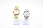 F x2 Vintage Gents Seiko Gold Tone Quartz Working Wristwatches Inc 7N42-0CV0 Etc