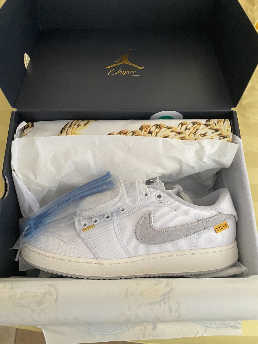 Union LA x Air Jordan 1 KO (AJKO) Low 'White Neutral Grey' (Canvas