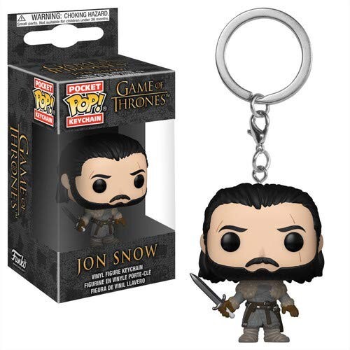 Jon Snow Funko Pocket POP! Keychain Game Of Thrones #31812 (Beyond The Wall) - Picture 2 of 2