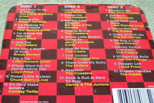 Rock & Roll 50s Collector's Edition Various Artists (CD, Sep-2013, Sonoma) 3 CDs - Imagen 3 de 3