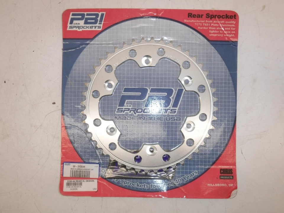 PBI - 3156-44 - Алюминиевая задняя звездочка, 44T HONDA XR - Изображение 3 из 3
