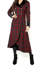 New Womens Joe Browns Fluid Check Dress Coat Jacket Red