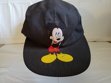 BOYS/GIRLS Vintage Disney Mickey Mouse Unlimited Hat Cap Black HTF Pre-Loved