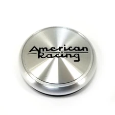 American Racing Machined Silver Wheel Center Hub Cap Closed-End 1511L11