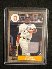 2022 Topps Series 1 Tony Gwynn 1987 Topps Relic Card Game Jersey 49/50🔥⚾️