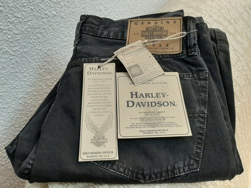 Pantalón vaquero hombre marca Harley Davidson Talla 31 color negro  envejecido | eBay