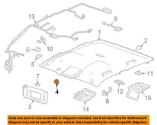 GM OEM Interior-Sunvisor Sun Visor Support Cl...