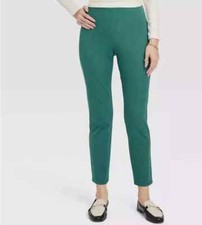 A New Day Green Bi-Stretch Skinny Ankle Pants High Rise Fitted NWT Women's 2