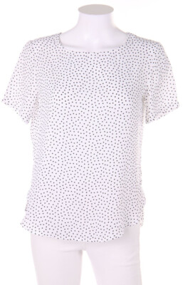 Iwie Shortsleeve Blouse Geometric Pattern D 38 black-white