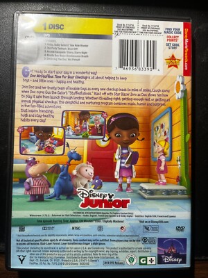 Doc McStuffins Time for your Check Up Disney Junior The Doc Is In! DVD