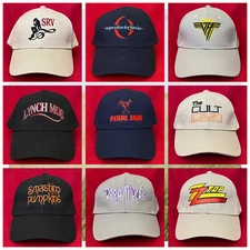 Rock Band Embroidered Baseball Cap Adjustable Strap Back