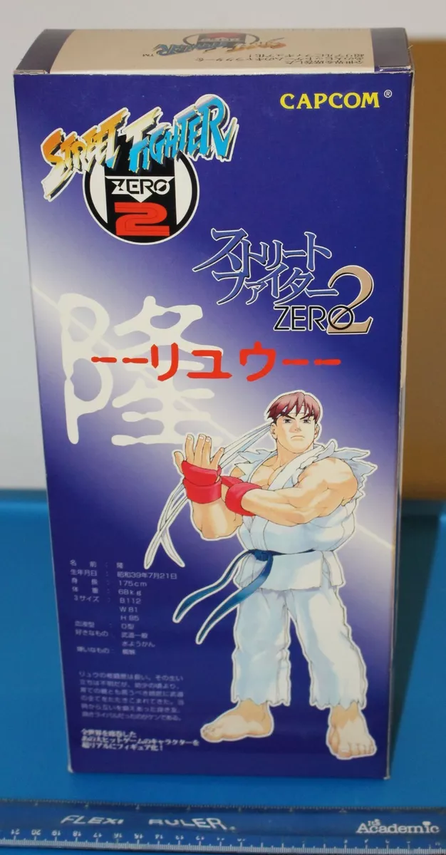 STREET FIGHTER ZERO 2 RYU 12-inch Alpha Capcom Japanese Figure/Doll box MIB