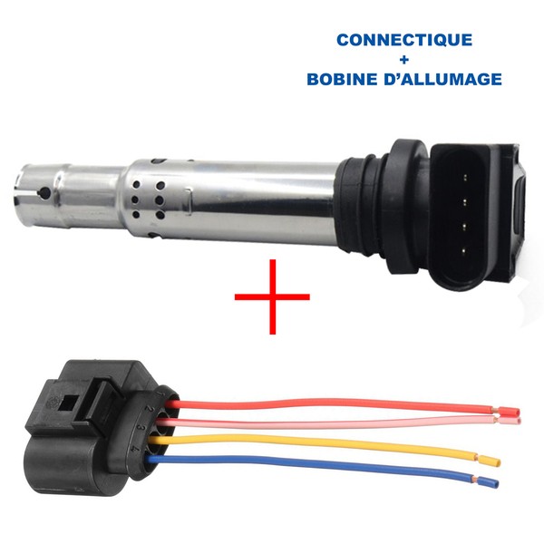 Stecker Strahl ZüNdspule A1 A2 A3 Seat Ibiza Fabia VW Golf Polo 1.4 L 1.6-image