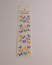 Mrs. Grossman's Lot of 3 Strips Brand New in Package Bitsy Butterflies Stickers