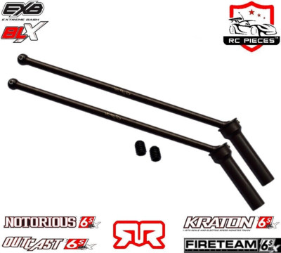 ARRMA EXB 6S BLX KRATON V5 OUTCAST ANTRIEBSWELLE HINTEN CVD ACHSE AR220033 GPM UPGRADE