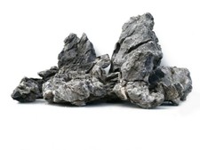 Aquarium Seiryu Rock Fish Tank Stone Decoration GREY MOUNTAIN Ready Set 5kg