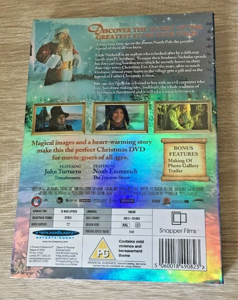 CHRISTMAS STORY (DVD, 2010) FESTIVE XMAS CHRISTMAS FAMILY FUN FILM DVD KIDS BNIW - Image 2 of 2