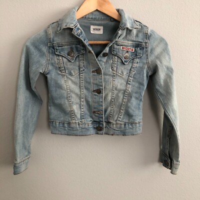 Hudson Little Girls Jean Jacket Size S Blue