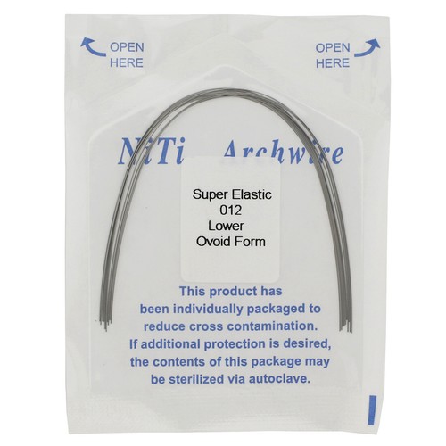 Dental Orthodontic NiTi Arch Wire Archwire Arcos De Ortodoncia Round Ovoid Form - Picture 30 of 42