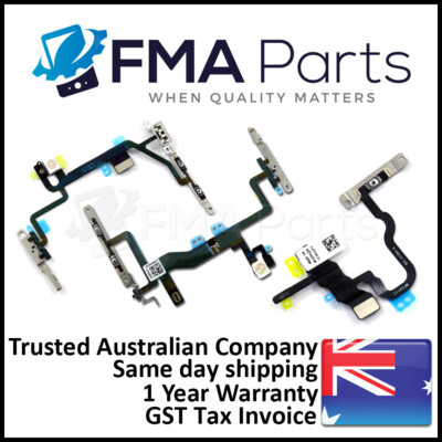 iPhone 11 XS XR X Max 8 7 Plus 6 6S 5S 5C Power Button Flex Cable Replacement