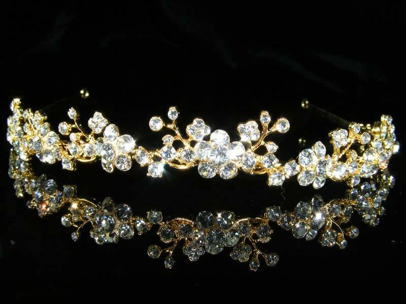 Solid gold tiara sale