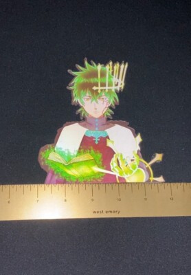 Black Clover Yuno 3D Lenticular Anime Motion Car Sticker Decal Peeker