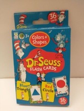 NEW Dr. Seuss "Flash Cards", Colors  Shapes, 36 Cards FREE SHIPPINGDR SEUSS