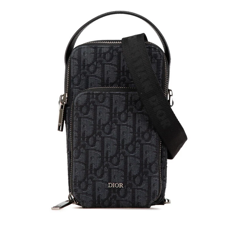 Dior Oblique Rider Micro Pochette Sac à Main Sac à Bandoulière 2WAY Femme 【Occasion】