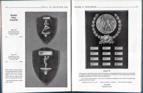 1930s CATALOG OF TROPHIES, MEDALS, RIBBONS, ETC. ~ L.G. BALFOUR CO. ~ ATTLEBORO, - Picture 10 of 12