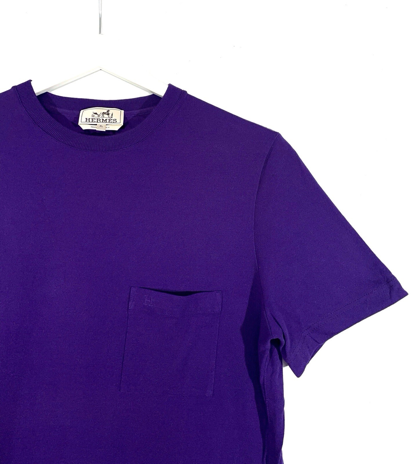 Hermes Men Authentic Basic Purple Color Luxury St… - image 2