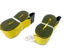 Lot of 2 Qty Lodi Metals 3400018 4"x30' Winch Strap Flat Hook NEW FREE FAST SHIP