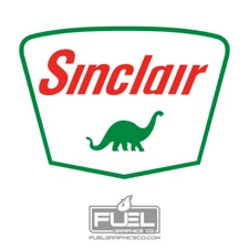 Sinclair Vintage Premium Vinyl Decal - Made in the USA - Motor Oil and Gas Logo